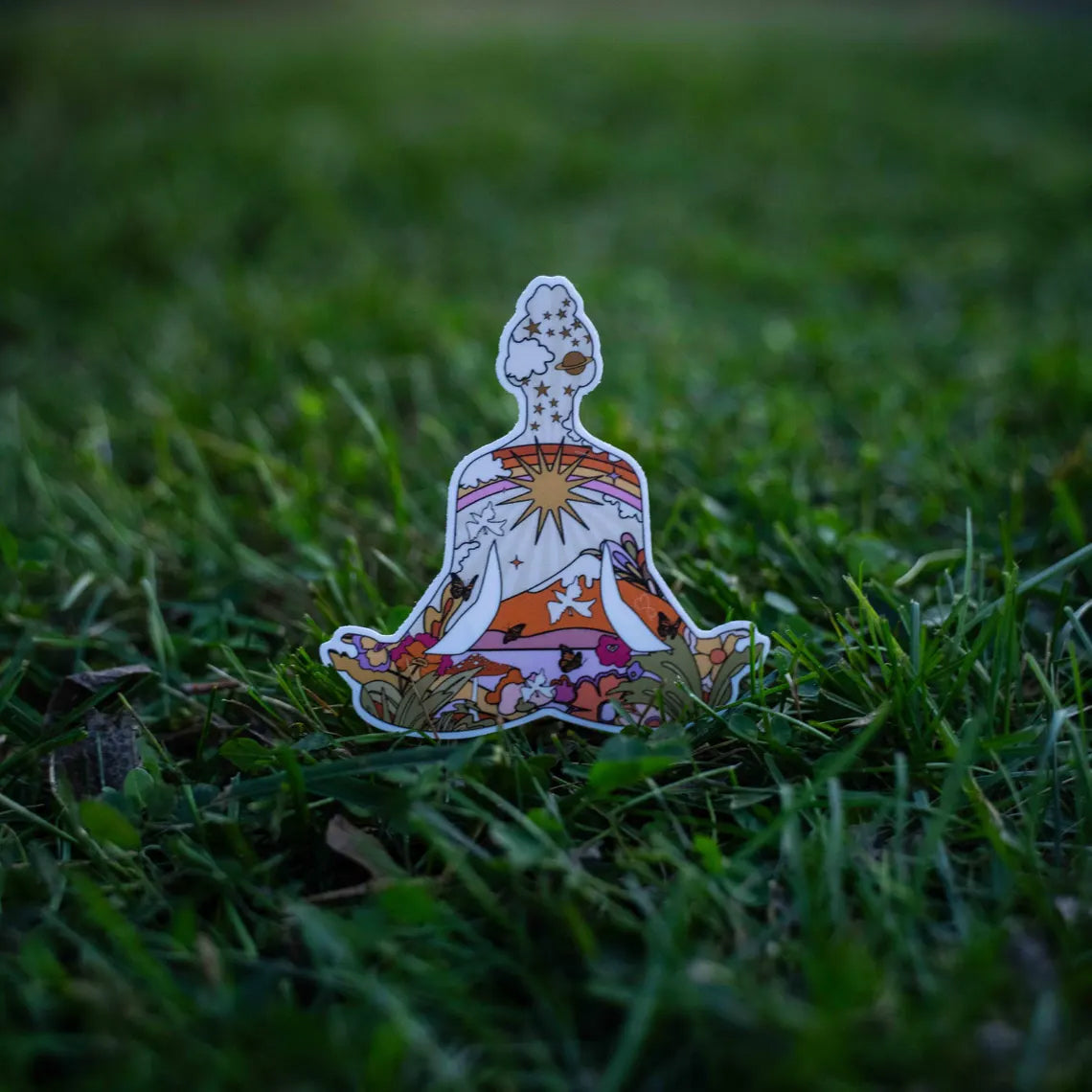 Yoga In Nature Sticker