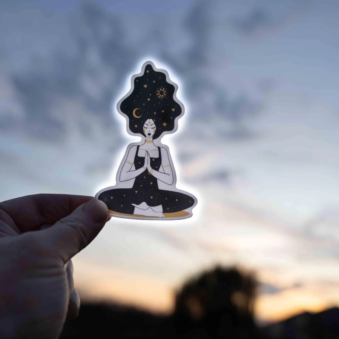 Yoga Mystic Zodiac Sticker