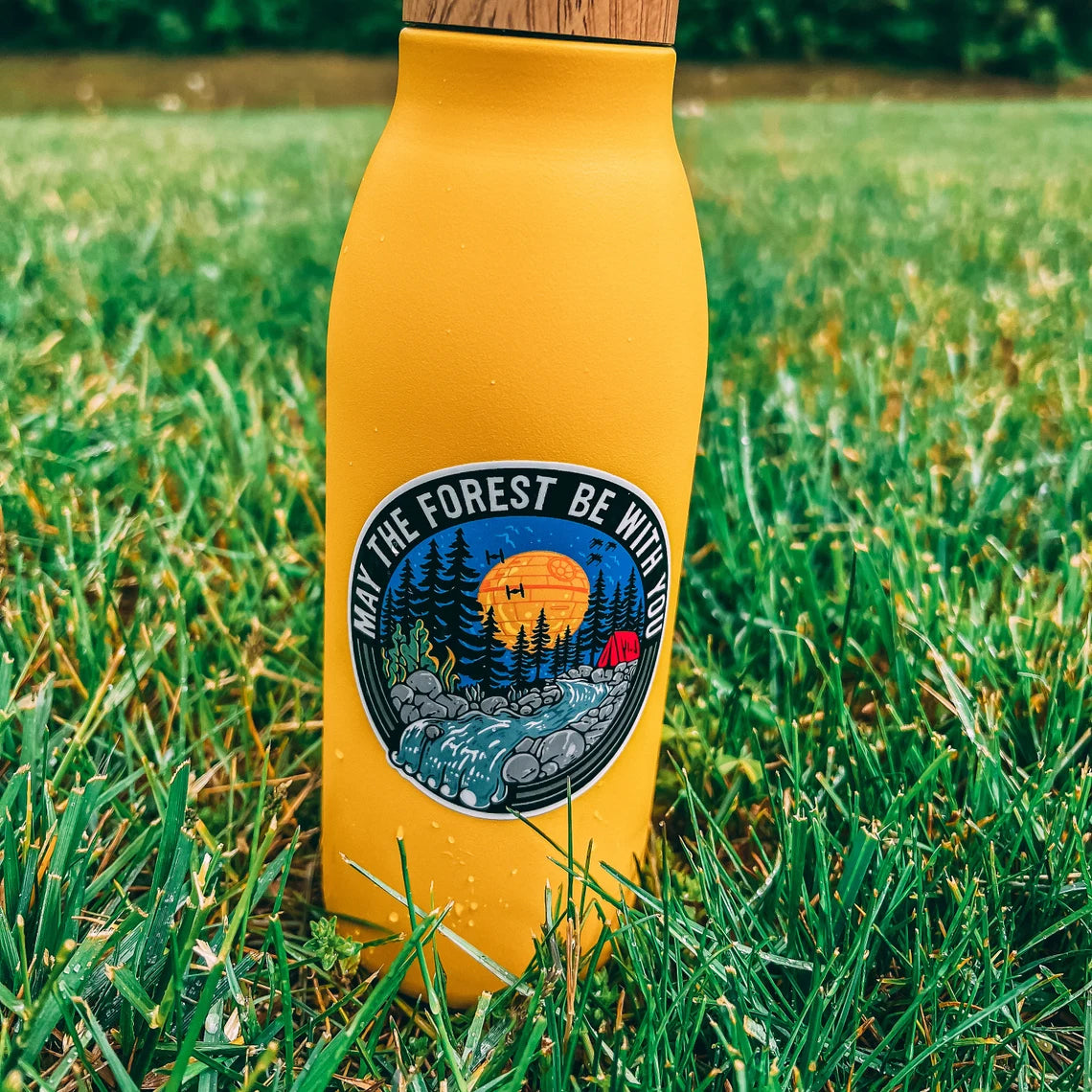 May The Forest Be With You Sticker