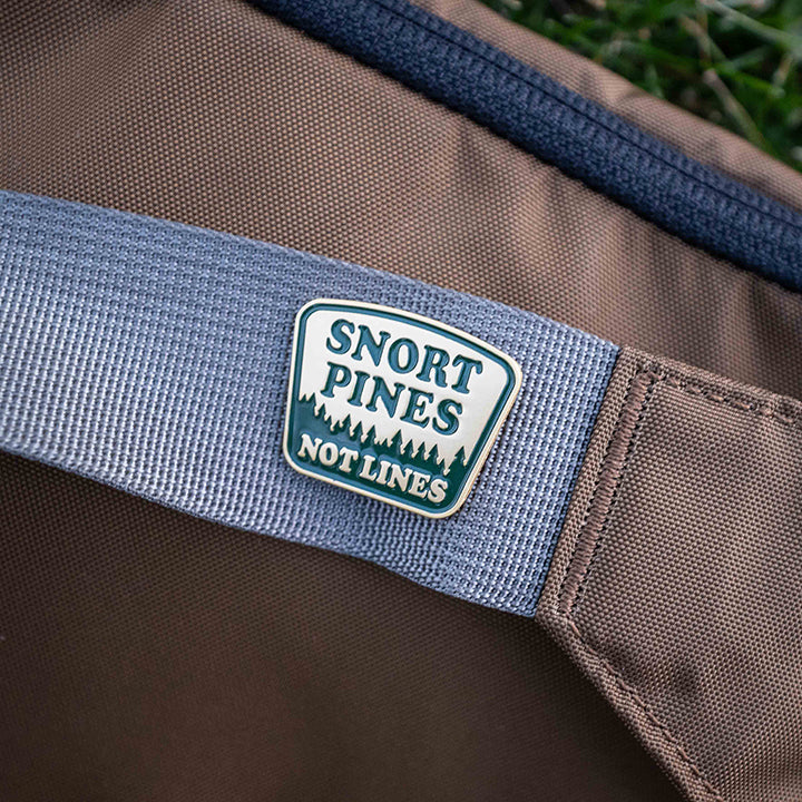 Snort Pins Not Lines Enamel Lapel Pin