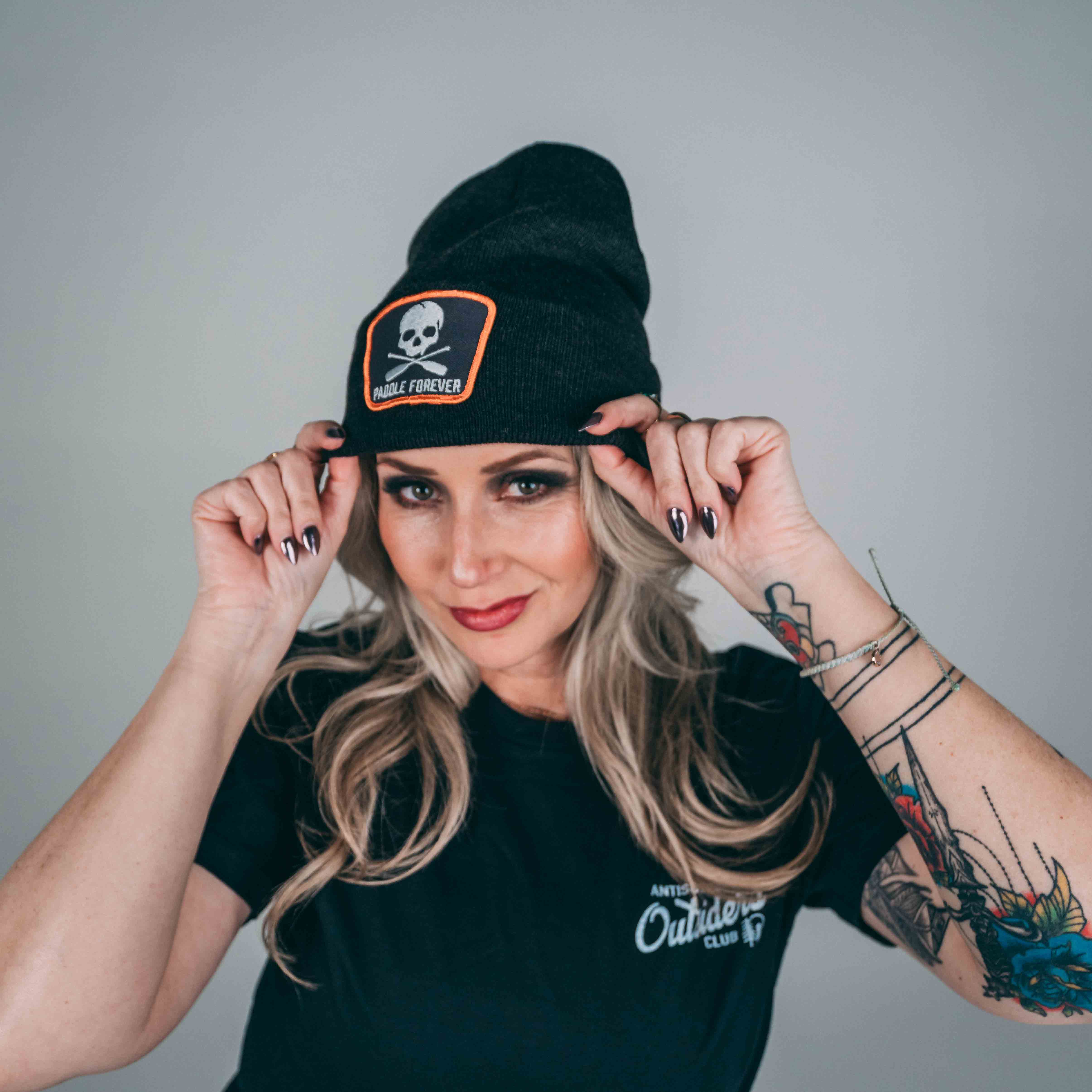 Paddle Forever Canoeing Beanie