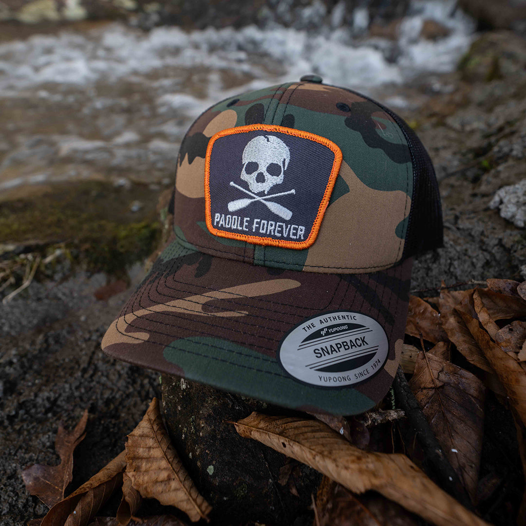 Paddle Forever Camo Canoeing Hat