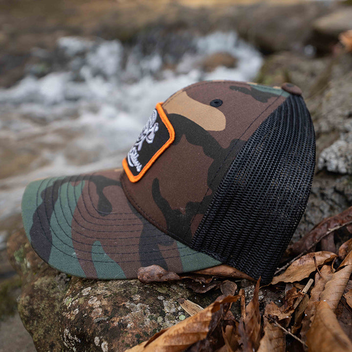 Hey Bear Outdoors Camo Mesh Hat