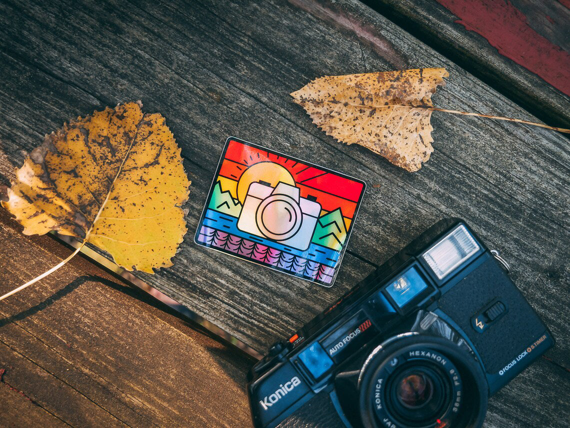 PRIDE Nature Photography Camera Sticker