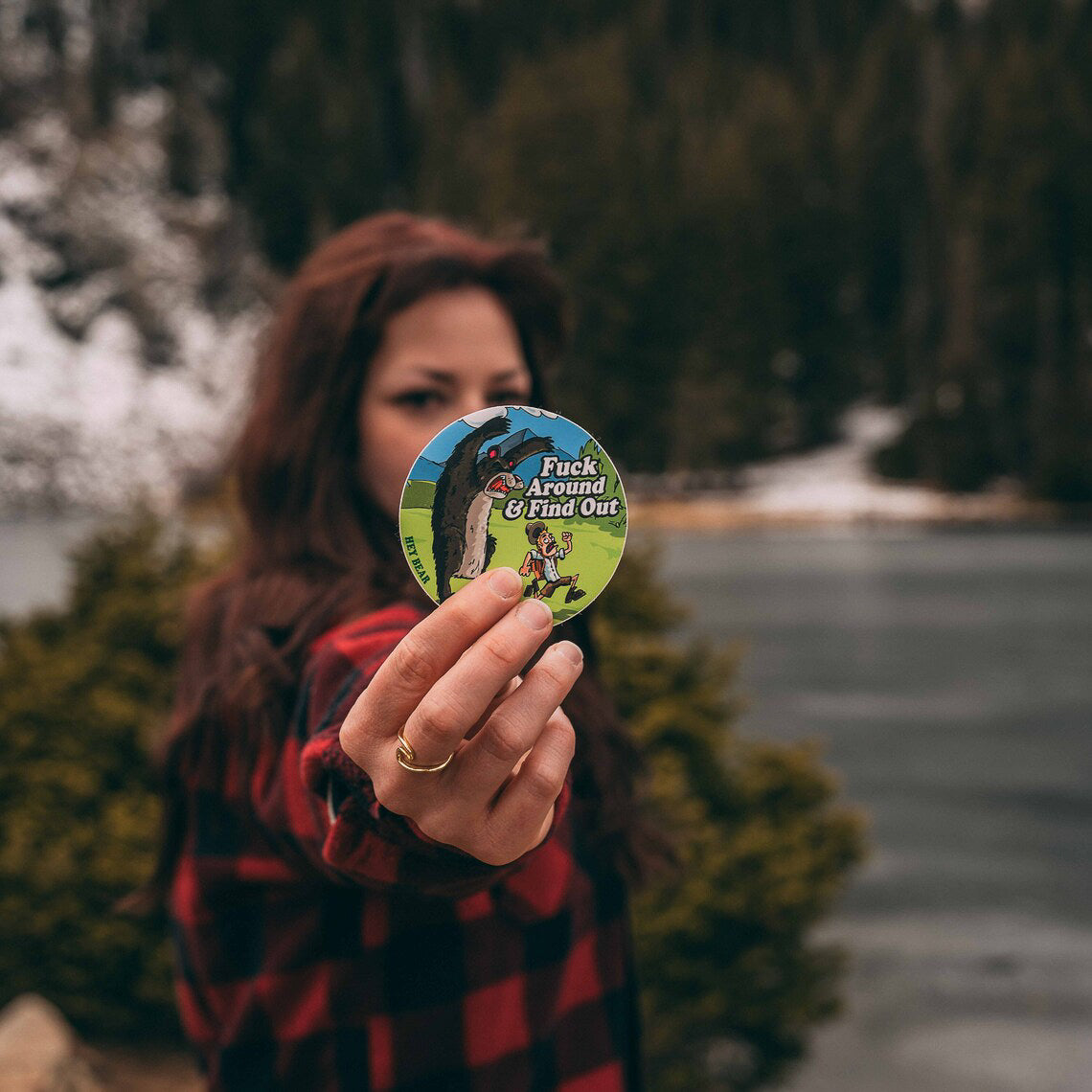 Fuck Around and Find Out Bear Sticker