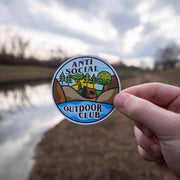 Anti Social Outdoor Club Camping Sticker