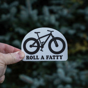Roll A Fatty Biking Sticker