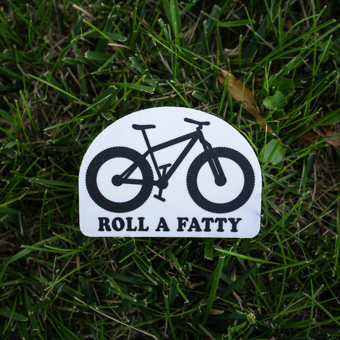 Roll A Fatty Biking Sticker