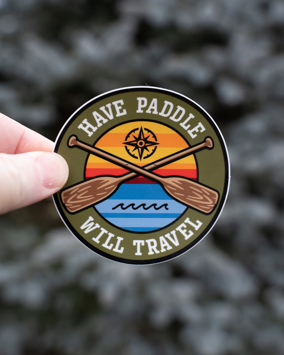 Have Paddle - Will Travel Canoeing Sticker