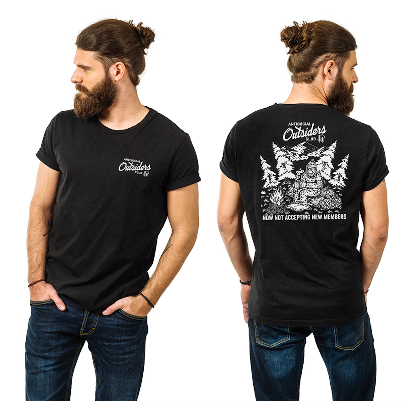 Antisocial Outsiders Club Short Sleeve Tee - Unisex