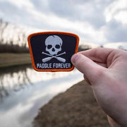 Paddle Forever Canoeing Embroidered Patch