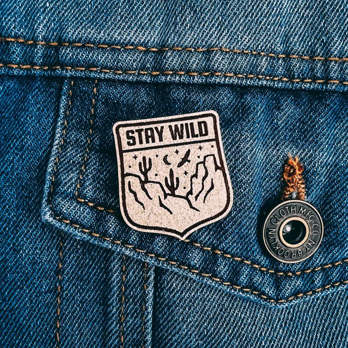 Stay Wild Lapel Pin