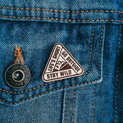 Life's Short - Go Outside - Stay Wild Lapel Pin