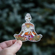 Yoga In Nature Sticker