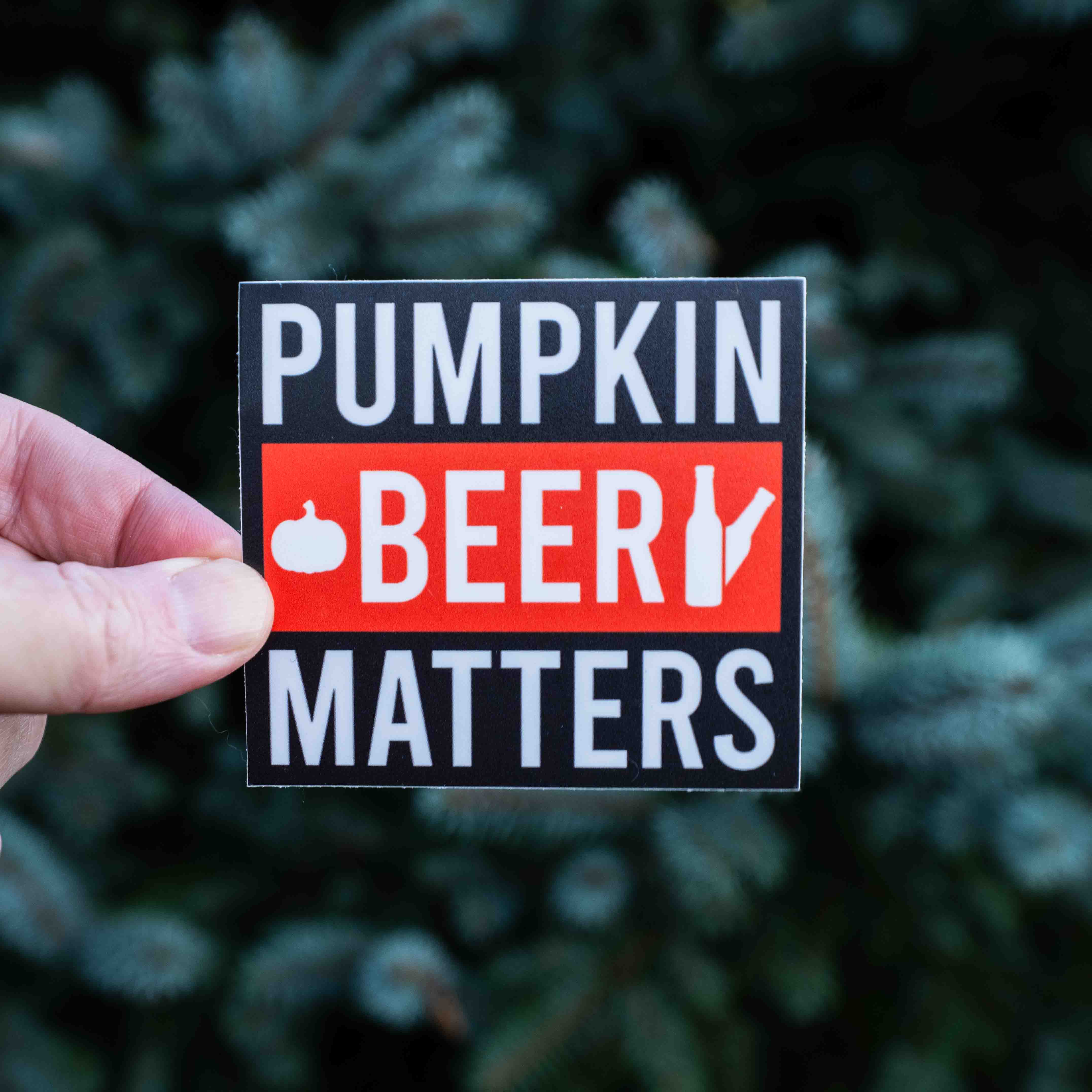 Pumpkin Beer Matters Sticker