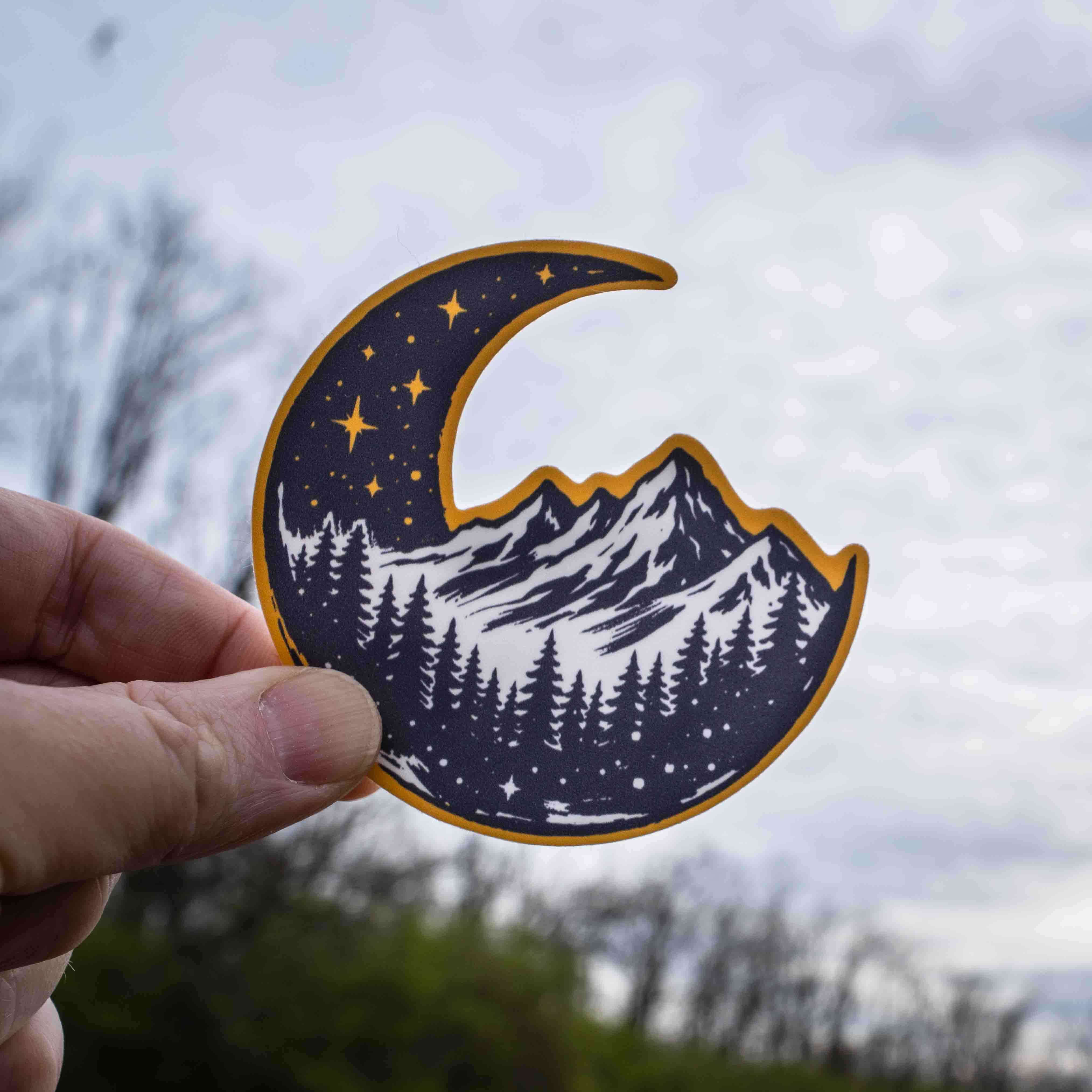Night Sky Outdoor Adventure Sticker