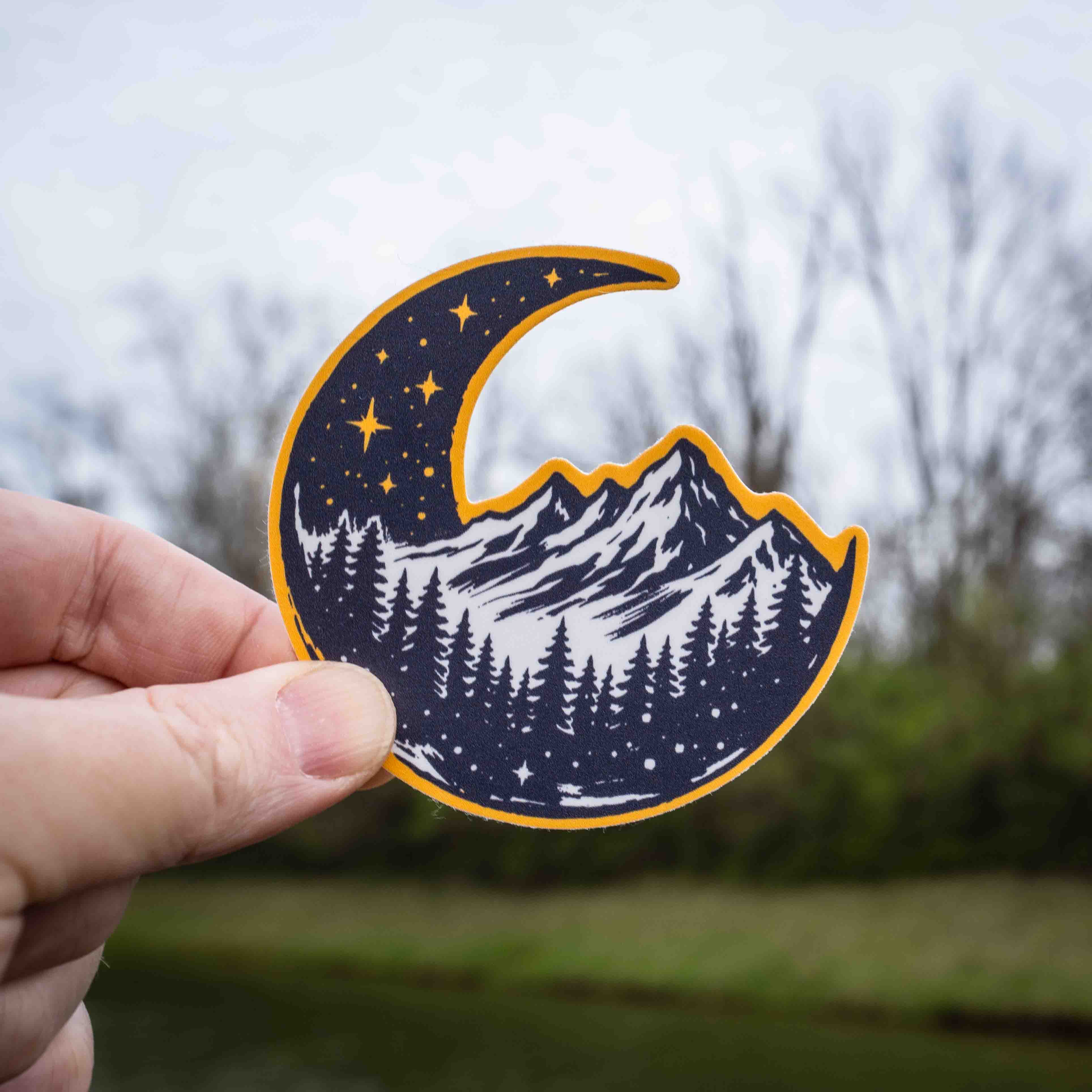 Night Sky Outdoor Adventure Sticker