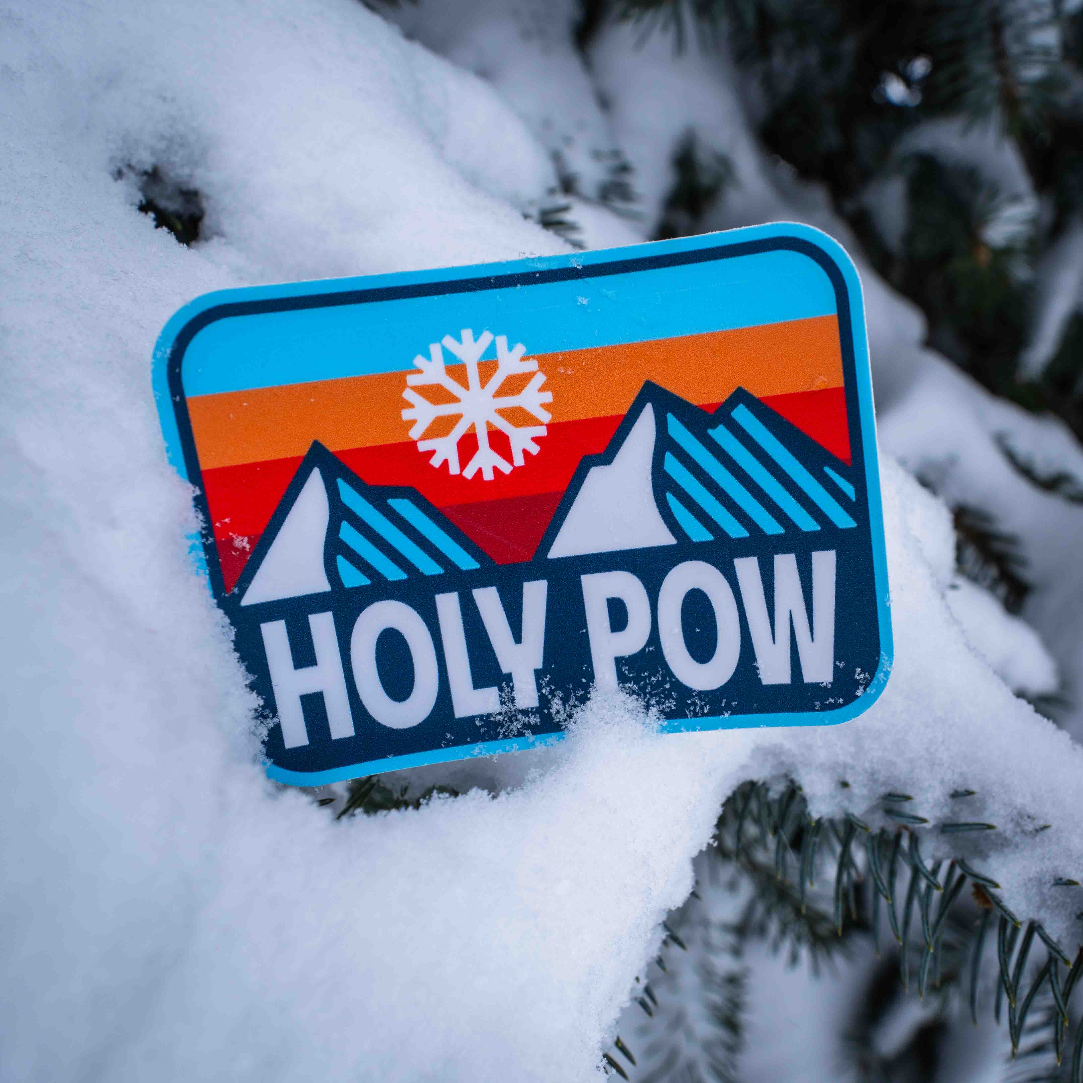 HOLY POW Sticker