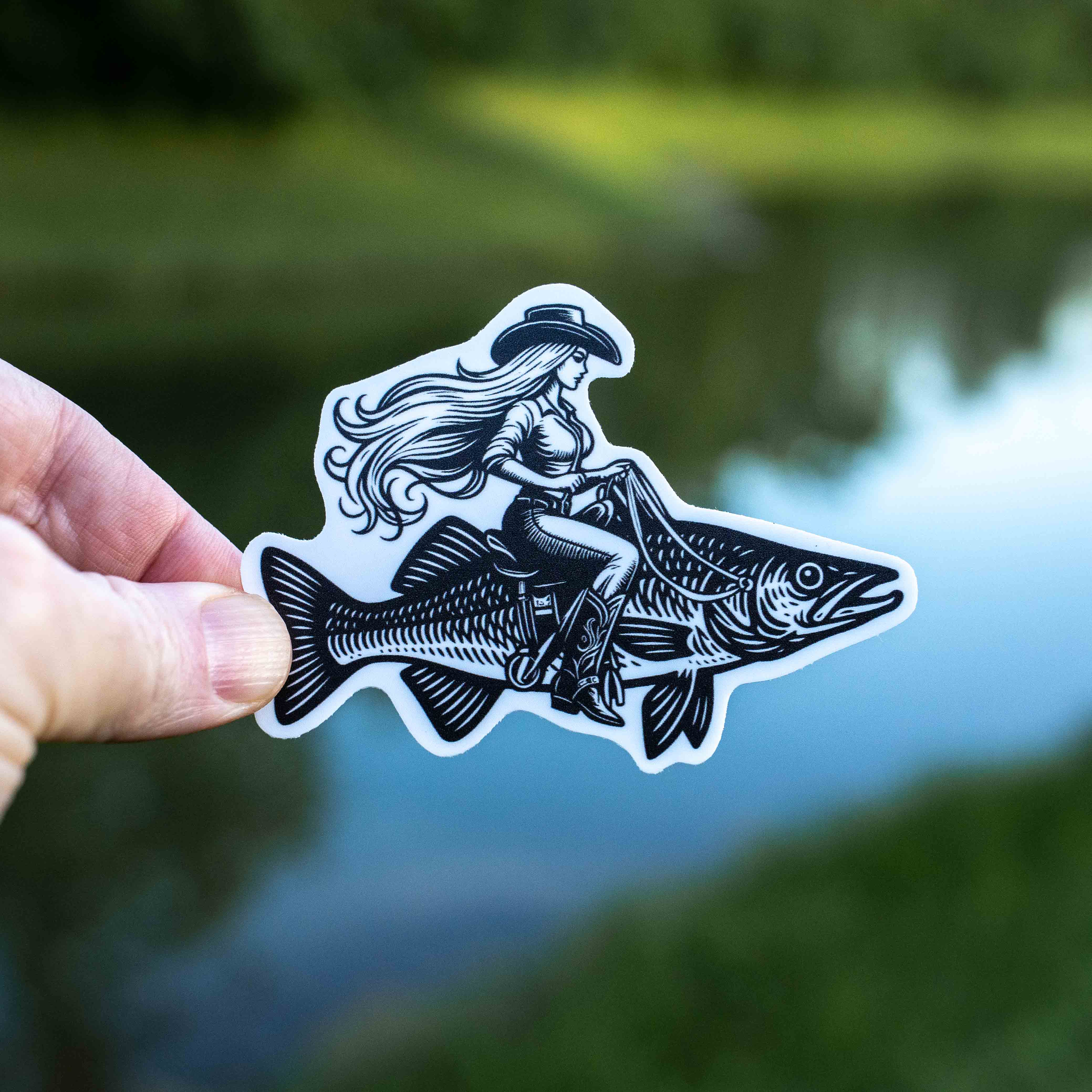 Cowgirl Fishing