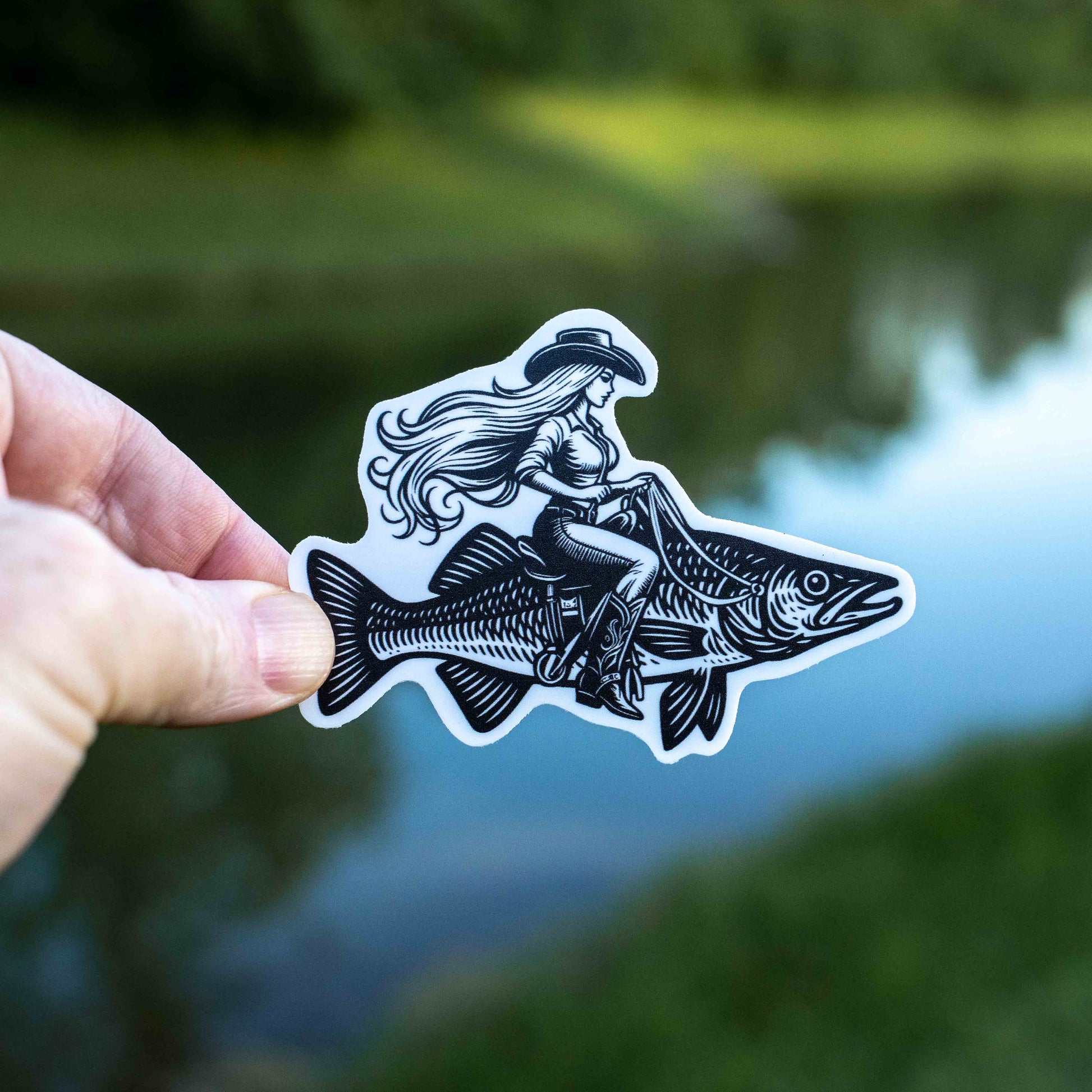 Cowgirl Fishing