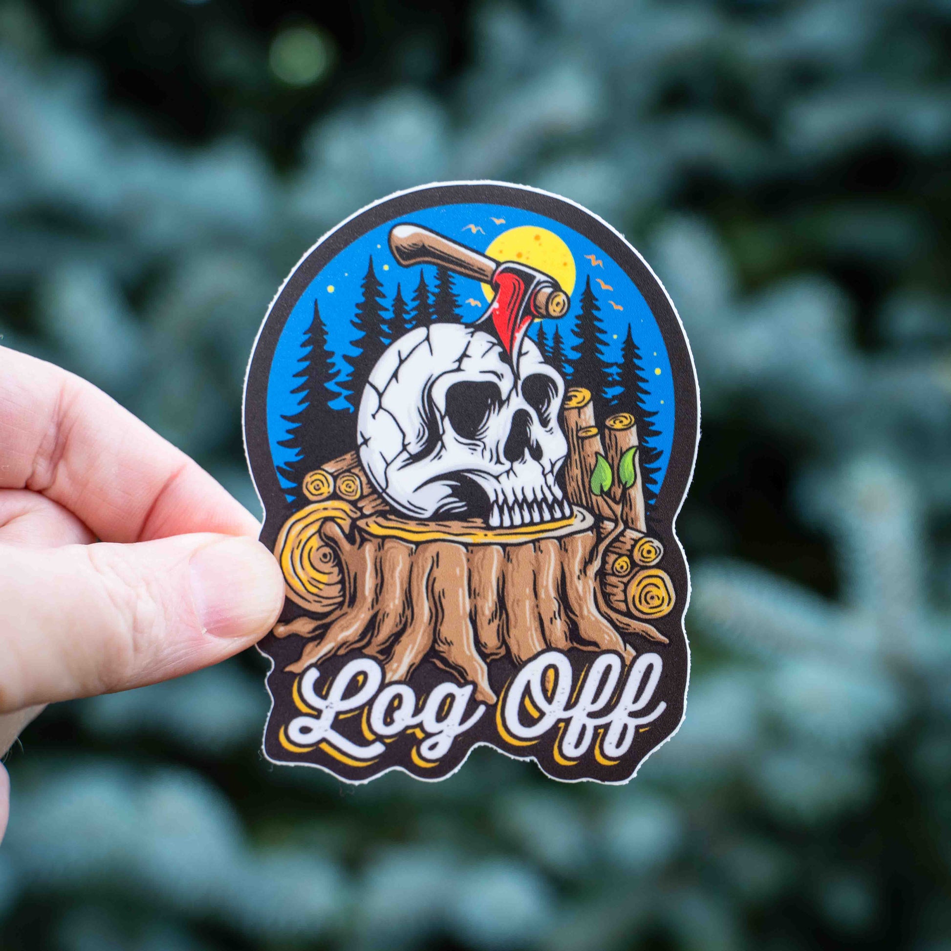 Log Off Skull