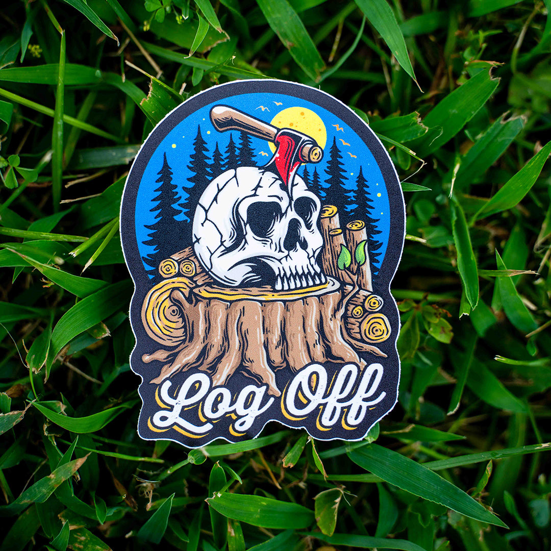 Log Off Skull