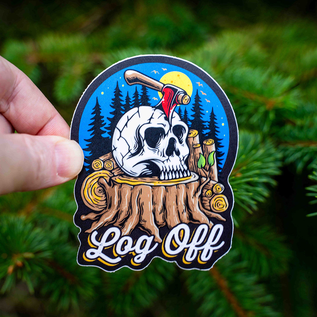 Log Off Skull