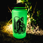 BIGFOOT Sasquatch Glow In the Dark Nalgene Wide Mouth 32oz Water Bottle