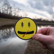 Happy Canoeing Sticker
