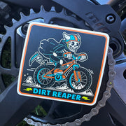Dirt Reaper Mountain Biking Sticker