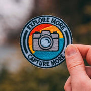 Explore More - Capture More Photography Embroidered Patch