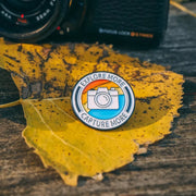 Explore More - Capture More Enamel Lapel Pin