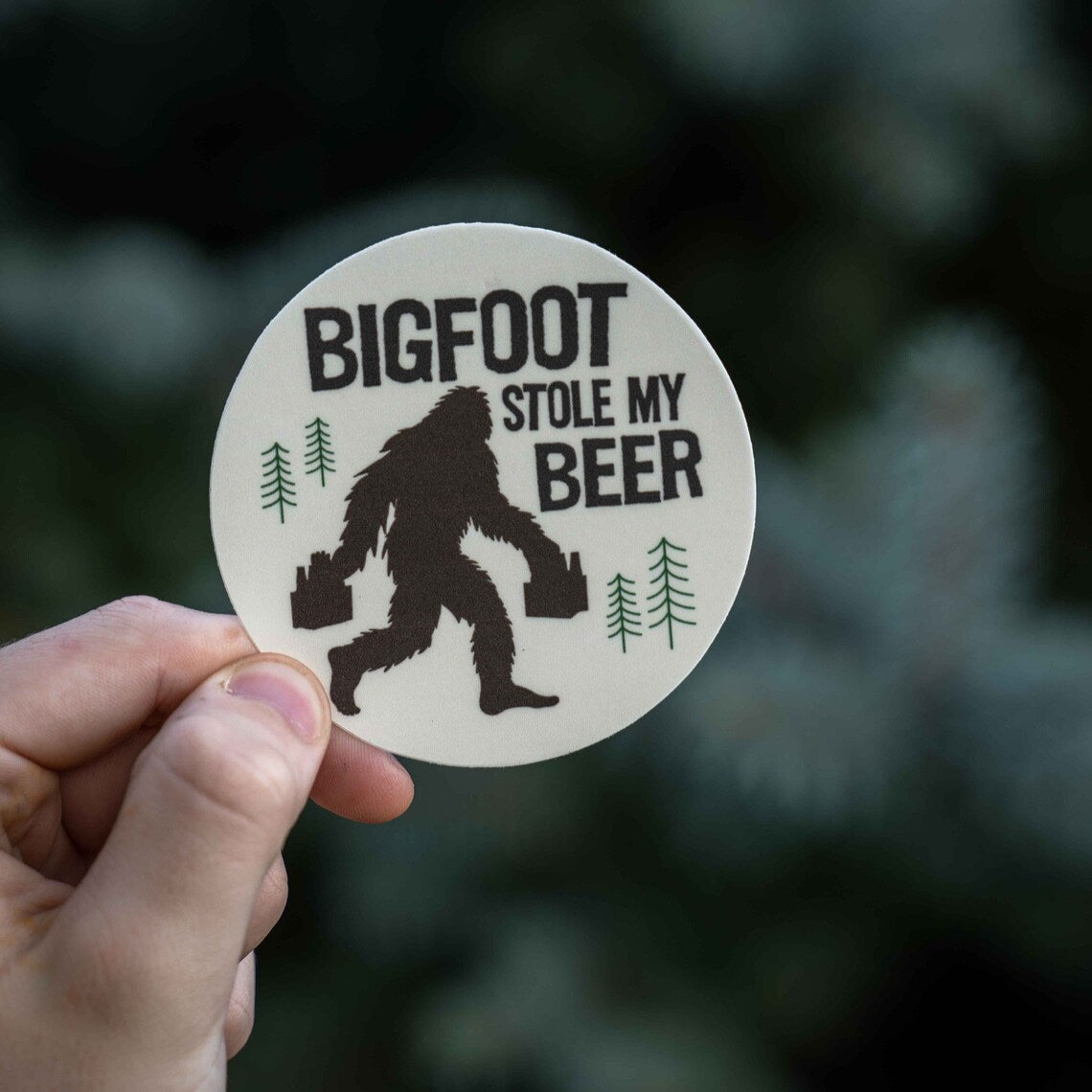 Bigfoot Stole My Beer Sticker