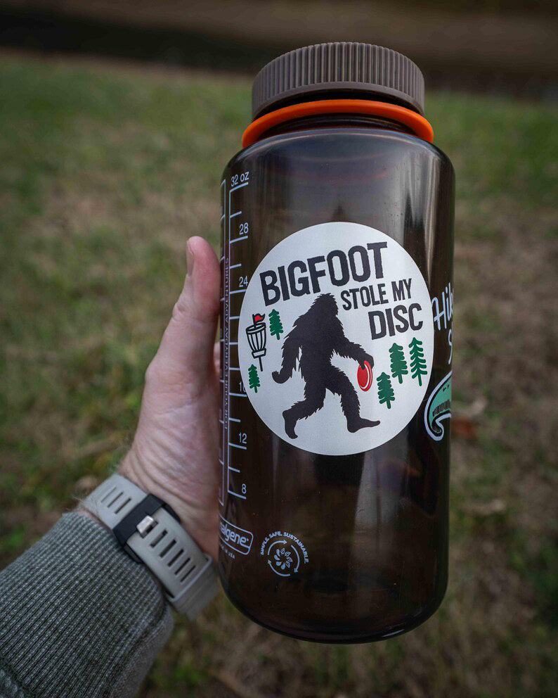 Disc Golf Bigfoot Stole My Disc Sticker