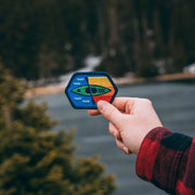 Kayaking Embroidered Patch